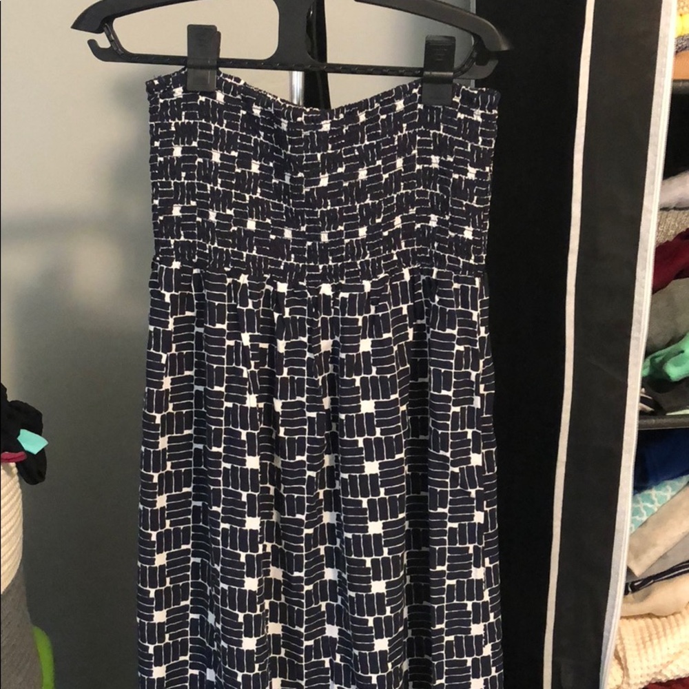 Strapless long dress